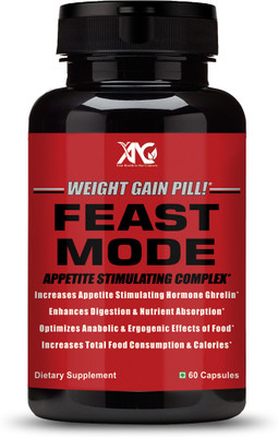 ANC Feast Mode Weight Gainer & Muscle Mass Improves Digestion for Men & Women(60 Capsules)