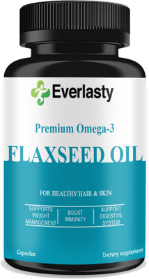 Everlasty Flaxseed extract Capsules Omega 3 (D55)(30 Capsules)