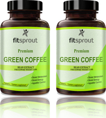 Fitsprout Green Coffee Bean Extract Weight Loss Tablets (K250)(2 x 60 Tablets)