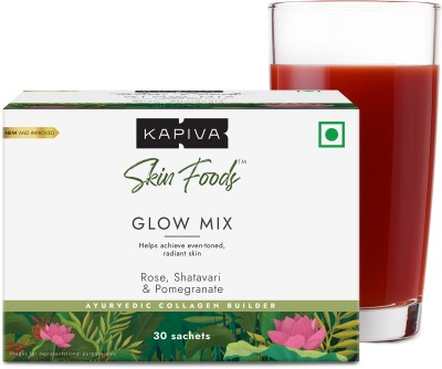 Kapiva Skin Foods Glow Mix | Natural Collagen Powder for Glowing Skin(108 g)