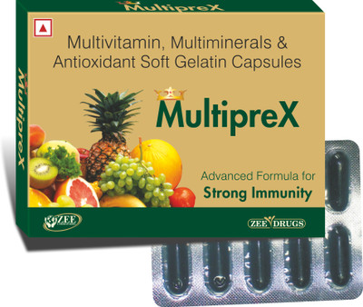 zeelab MultipreX Soft Gelatin Capsules(10 mg)