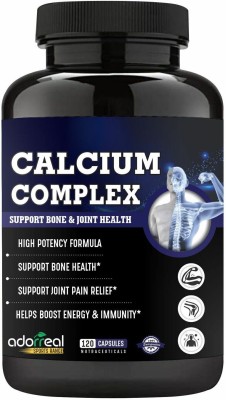 Adorreal Calcium Complex Magnesium, itamin D3, K2, and Zinc(120 Capsules)