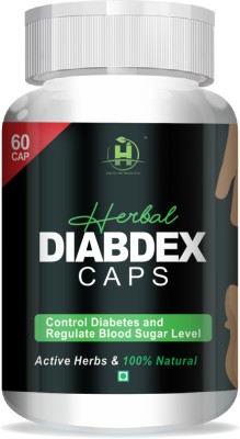 Healthy Nutrition Herbal Diabdex Ayurvedic Diabetes Supplement | Support Insulin production(60 Capsules)