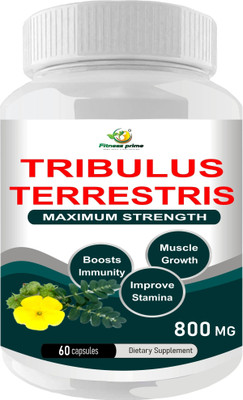 Fitness Prime Tribulus Terrestris 800 mg Capsules for Maximum Strength & Improved Performance(60 Capsules)