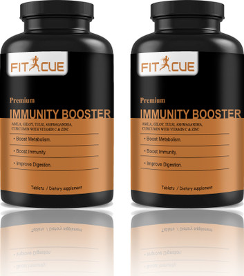 Fitcue Immunity Booster Tablets ,Vitamin C (G251)(2 x 60 Tablets)