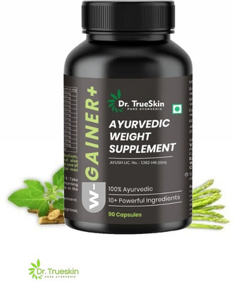 Dr. Trueskin W-Gainer+ Capsules Herbal Body Strength Booster Power(90 Capsules)