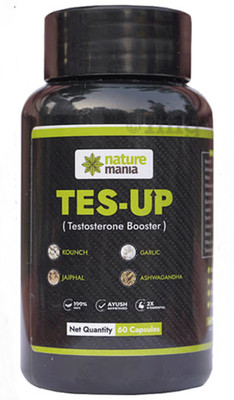 NATURE MANIA Tes-Up: Peak Energy and Vitality Formula(60 Capsules)