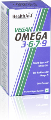 HealthAid Vegan Omega 3.6.7.9 - 30 Capsules(30 No)