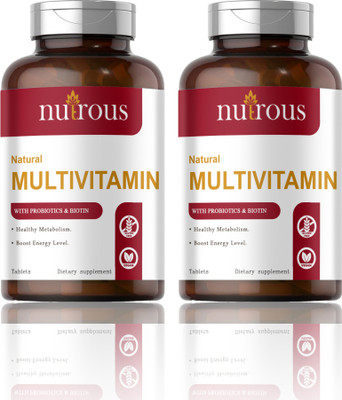 Nutrous The Real Vitamin Multivitamin Tablets (K261)(2 x 60 Tablets)