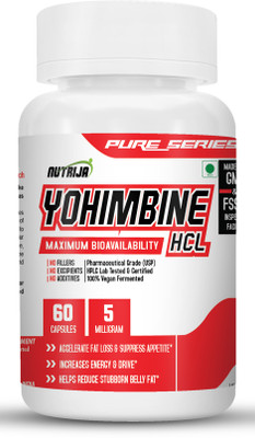 NutriJa Yohimbine HCl - 5 Mg Capsules(60 No)