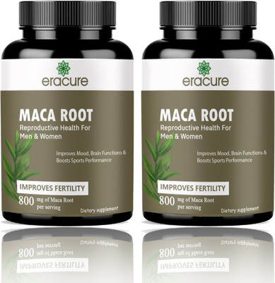 EraCure Maca Root Tablets Enriched with Maca Root Extract (G209)(120 Tablets)