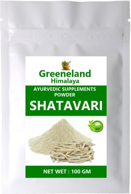 GREENELAND Natural SHATAVARI POWDER ( Asparagus Racemosus ) ( 100 GM )(100 g)