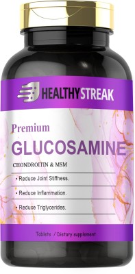 Healthy Streak Glucosamine Joint Pain Relief Support, HCl Tablets (G60)(30 Capsules)