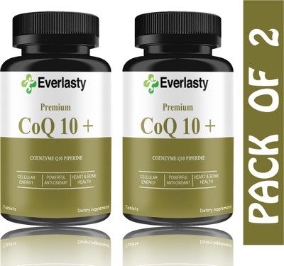Everlasty 120mg Coenzyme Q10 Tablets with Piperine (H192)(120 Tablets)