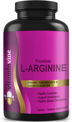 Vitaminvine L-Arginine 1000mg Tablets Per Serving (K66)(30 Tablets)