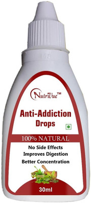 Nutrivue Anti Addiction Drops Improve Digestion Better Concentration (30ml)(30 ml)