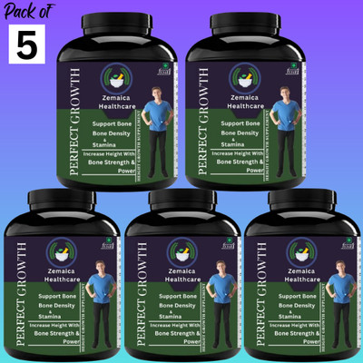 Zemaica Healthcare Perfect Growth Banana Flavor Pack Of 5(5 x 100 g)