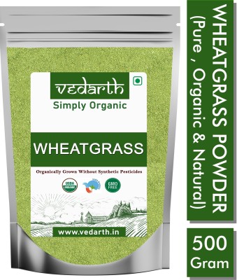 Vedarth Natural Wheat grass Powder, Immunity Booster, Skin Health (500G)(500 g)