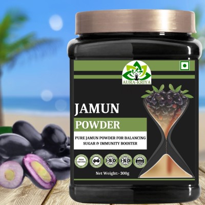 Aura Kriya Natural Jamun Powder for Managing Blood Sugar Levels | Diabetes Control Medicine(300 g)