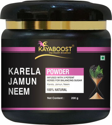 KAYABOOST Karela, Neem, Jamun Powder for Health and Blood Sugar Management(200 g)