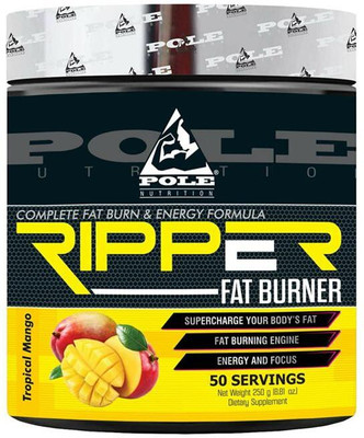 Pole Nutrition Ripper Fat Burner 50 Serving Tropical Mango Flavour(250 g)