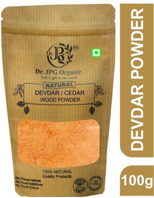 Dr. JPG Organic Natural Devdar/Cedar Wood Powder (Cedrus Deodara)-FSSAI Certified.(100 g)