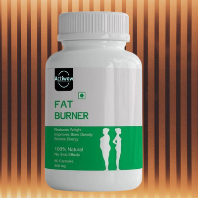 ACTIWOW Fat Burner Capsule Weight & Loss Reduce Fat Burner And Improve Body Loss(60 Capsules)