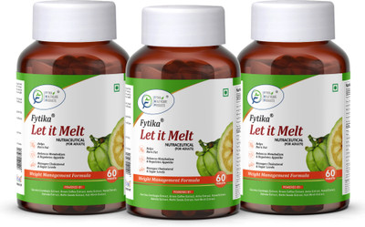 FYTIKA Let it Melt - Natural Weight Management Supplement - 60 Tablets (Pack of 3)(3 x 60 Tablets)