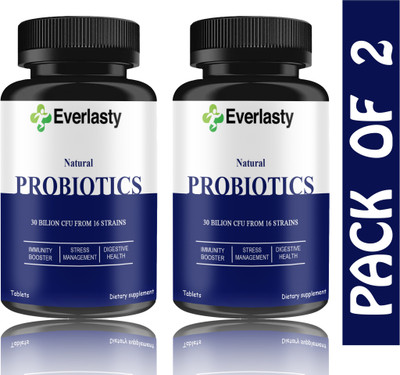 Everlasty Probiotic Supplement 30 Billion Cfu Tablets (H215)(2 x 60 Tablets)