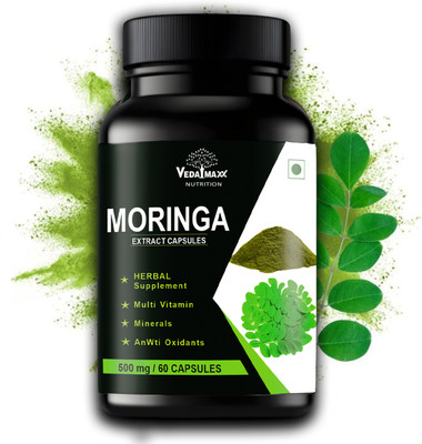 VEDA MAXX Vedamaxx Moringa Capsules Source of Vitamins 500mg(60 Capsules)