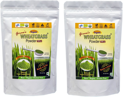 Girme's Wheatgrass Powder 100g Pouch - Pack of 2(2 x 100 g)