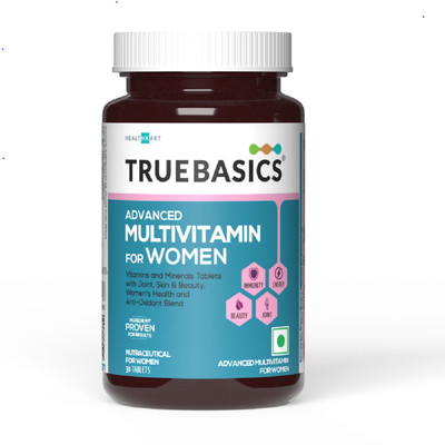 TRUEBASICS Advanced Multivitamin for Women, For Energy, Immunity & Joints(30 No)