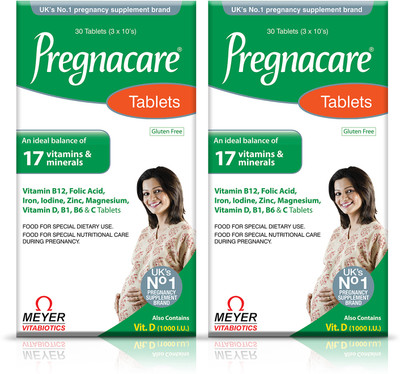 Pregnacare Multivitamin Tablets For Women Healthy & Nutritional Care During Pregnancy(2 x 30 Tablets)