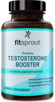 Fitsprout Testosterone Booster For Men, Testo Booster Power Support Tablets (D80)(30 Tablets)