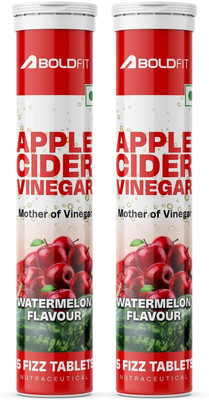 BOLDFIT Apple Cider Vinegar for Weight Loss Tablet Acv Tablet with Mother Effervescent(2 x 15 Tablets)