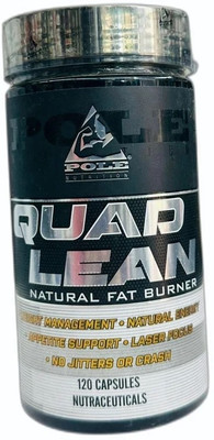 Pole Nutrition QUAD LEAN Natural Fat Burner(120 Capsules)