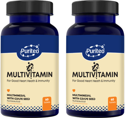 puriteo MULTIVITAMIN TABLET 02(2 x 60 Tablets)