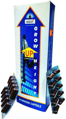 MANSI Grow up Capsule for Maximum Height Growth/Height Increase Products/Body Grow(60 Capsules)