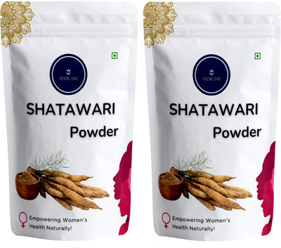 VEDICINE Shatavari Powder 200 grams Asparagus Racemosus, Buttermilk Root / Satamuli(2 x 100 g)