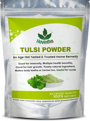 Havintha Tulsi powder for Lungs, Brain, Skin & Hair Health - Holy Basil(227 g)