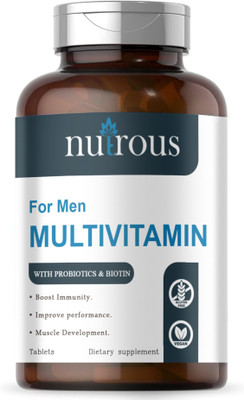 Nutrous Multivitamin For Men, Multivitamin Women Tablets (K104)(60 Tablets)