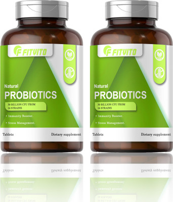 Fitvito Probiotic Supplement 30 Billion Cfu Tablets (D262)(120 Tablets)