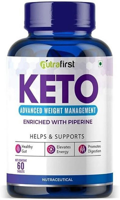 NutraFirst Keto Nutrition Fat Burner Capsules for Naturally Weight Management 1B(60 Tablets)