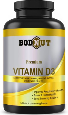 Bodnut Plant Based Vitamin D3 K2 MK7 Supplement Veg (S86)(30 Tablets)