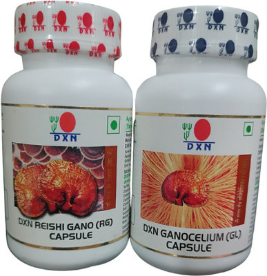 DXN Reishi Ganoderma (RG 90) and Ganocelium Capsules (GL 90) Fruit and Root(2 x 90 Capsules)