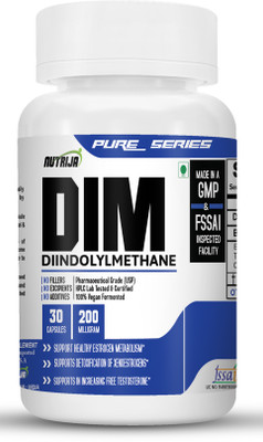NutriJa DIM (DIINDOLYLMETHANE) 200MG - 60 Capsules(60 Capsules)