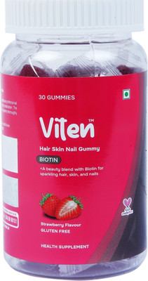 Viten Hair Skin Nail Gummy (Biotin)(30 Tablets)