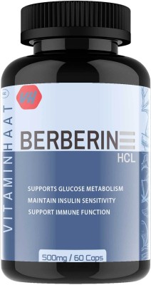 Vitaminhaat Berberine HCL Supplement 500mg(60 Capsules)