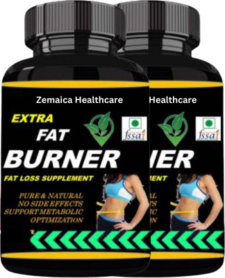 Zemaica Healthcare Extra Fat Burner , , Ayurvedic Product , Fat Burner, Loss Weight(2 x 100 g)