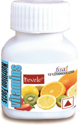 DEVELO Multivitamins from Fruits & Veggies(30 Capsules)